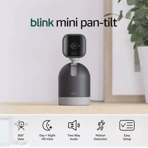 Blink Mini Pan-Tilt Camera - Black